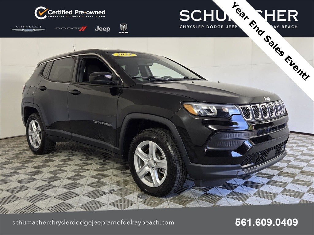 used 2024 Jeep Compass car, priced at $17,998