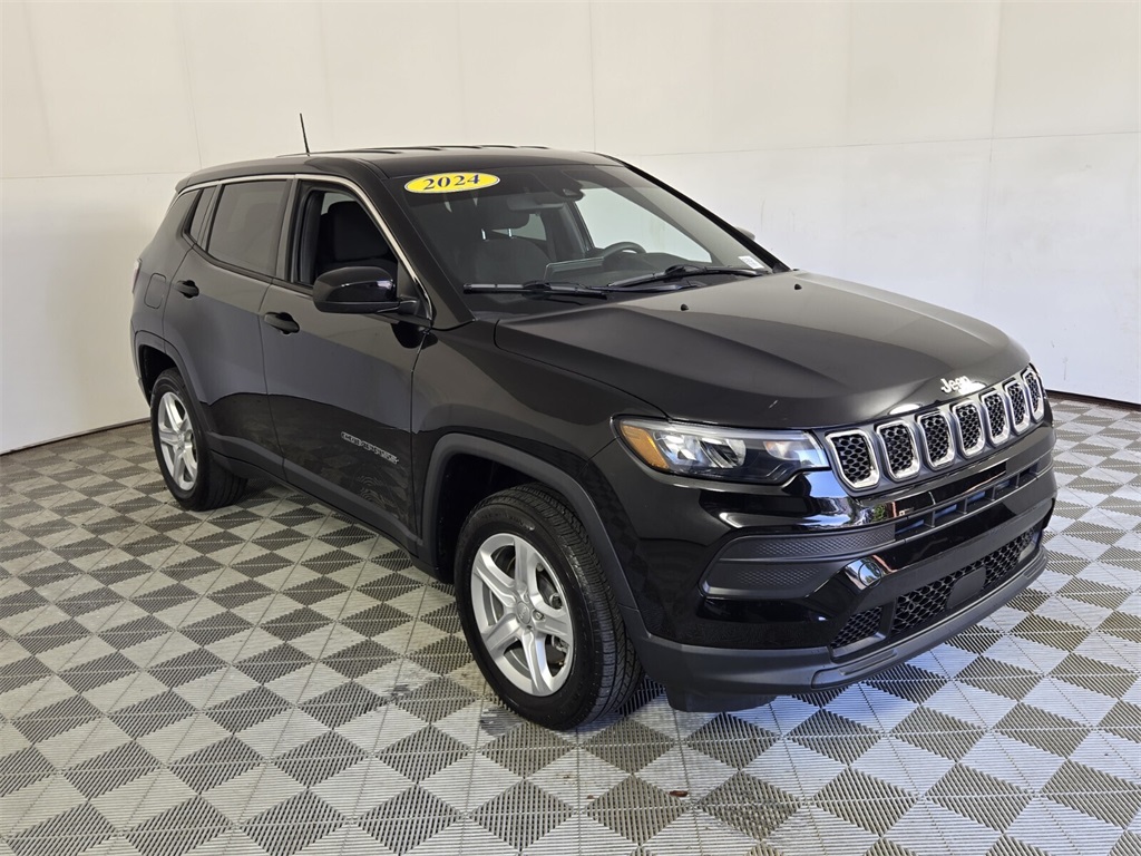 used 2024 Jeep Compass car, priced at $17,998