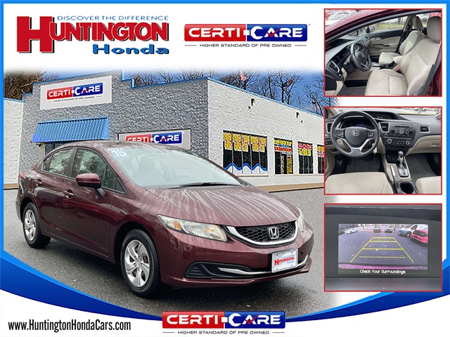 used 2015 Honda Civic car, priced at $10,636