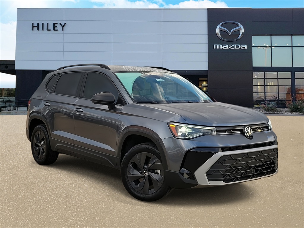 used 2025 Volkswagen Taos car, priced at $23,200