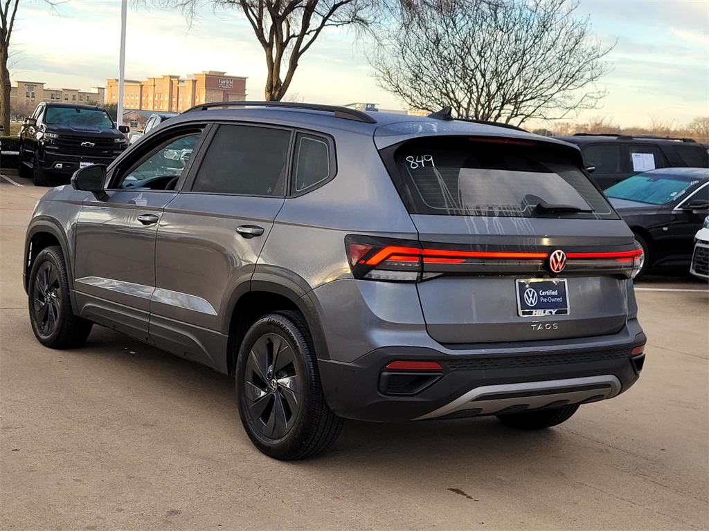 used 2025 Volkswagen Taos car, priced at $23,200