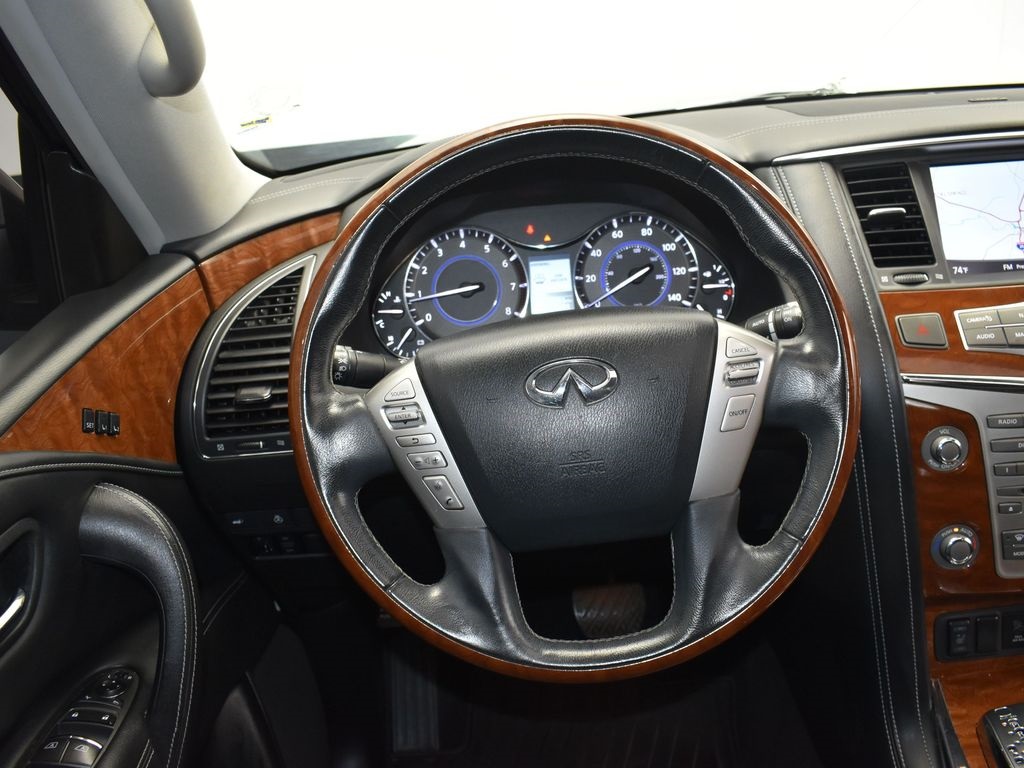 2019 Black Obsidian INFINITI QX80 LUXE RWD SUV