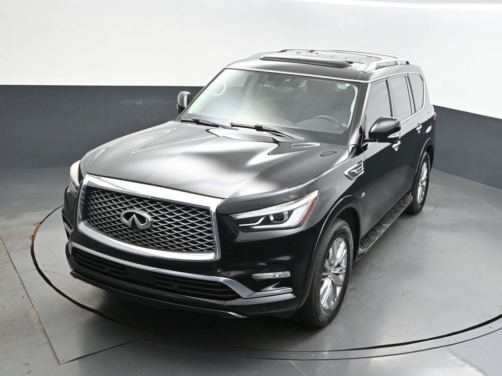 2019 Black Obsidian INFINITI QX80 LUXE RWD SUV
