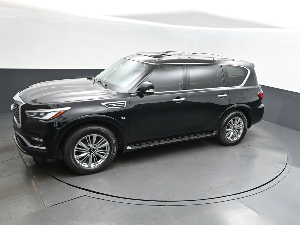 2019 Black Obsidian INFINITI QX80 LUXE RWD SUV