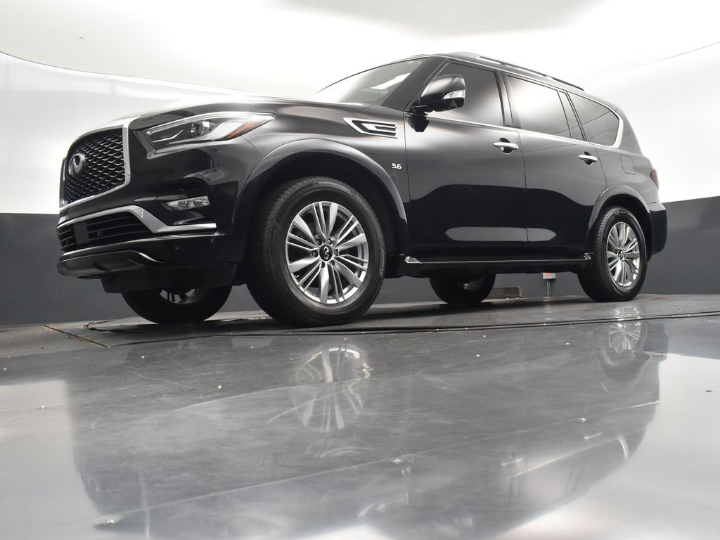 2019 Black Obsidian INFINITI QX80 LUXE RWD SUV