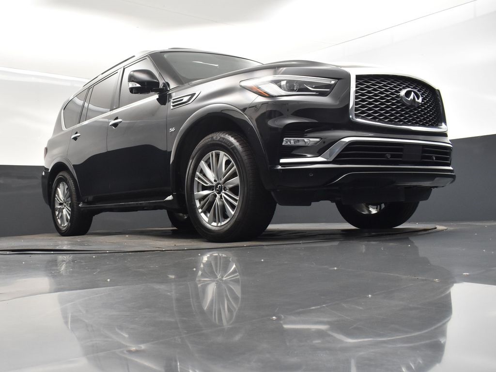 2019 Black Obsidian INFINITI QX80 LUXE RWD SUV