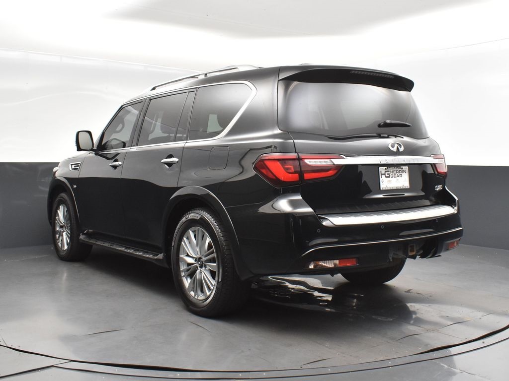 2019 Black Obsidian INFINITI QX80 LUXE RWD SUV