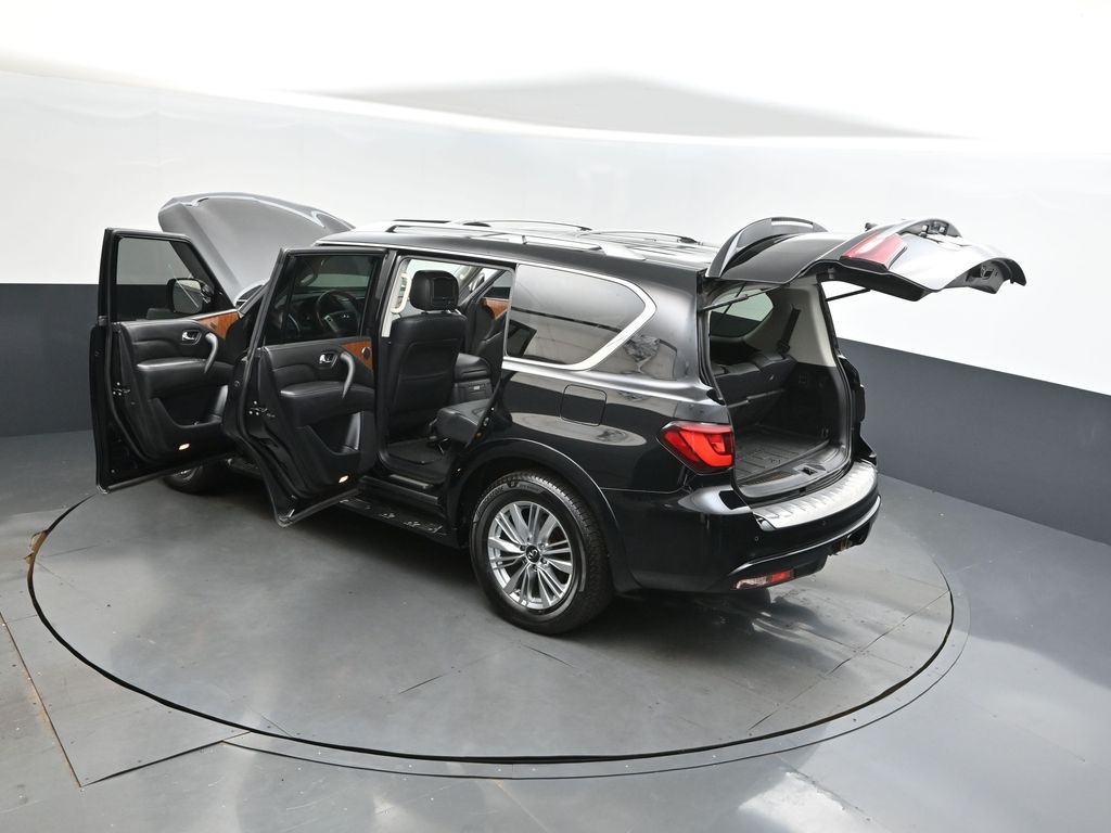 2019 Black Obsidian INFINITI QX80 LUXE RWD SUV