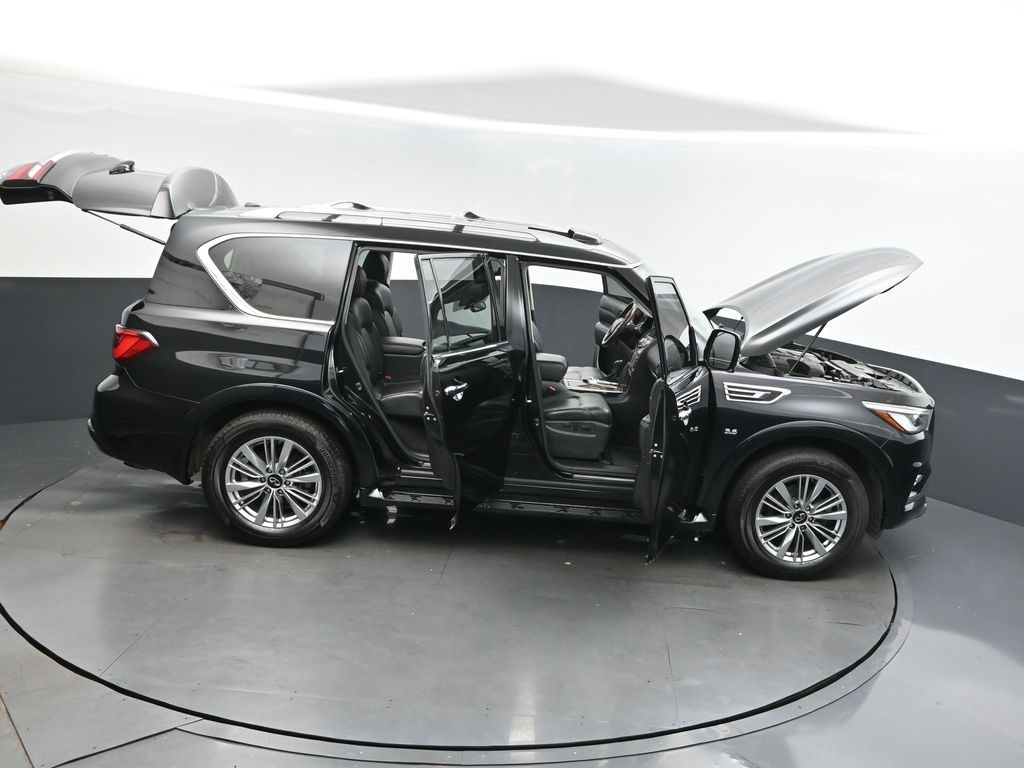 2019 Black Obsidian INFINITI QX80 LUXE RWD SUV