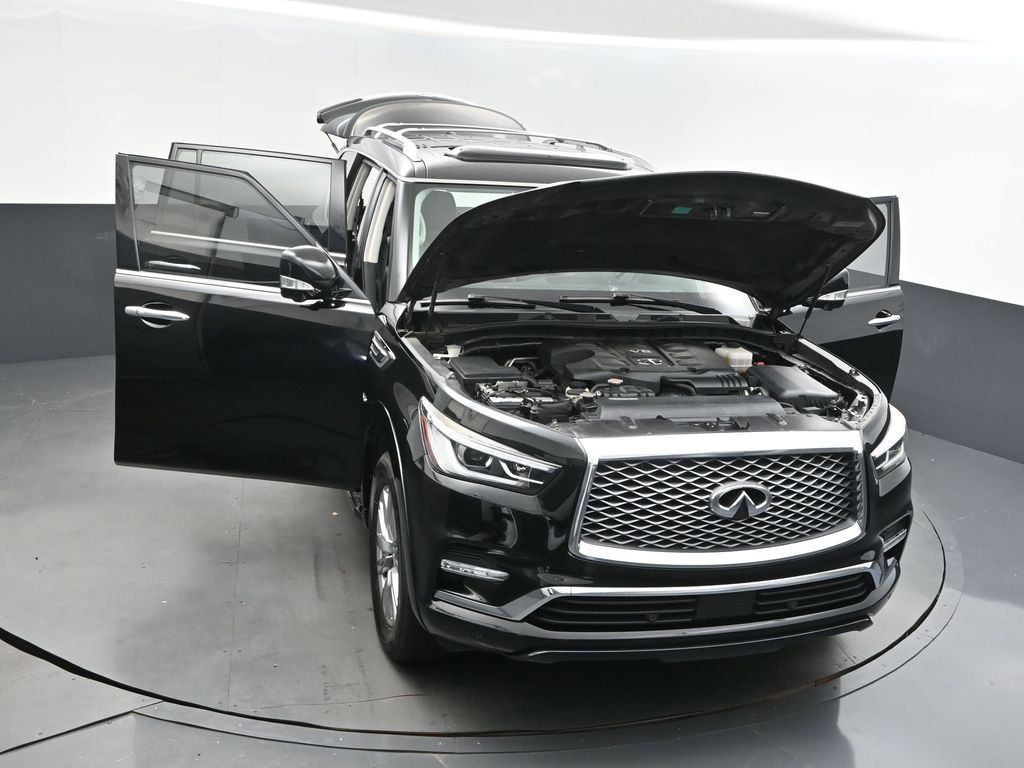2019 Black Obsidian INFINITI QX80 LUXE RWD SUV
