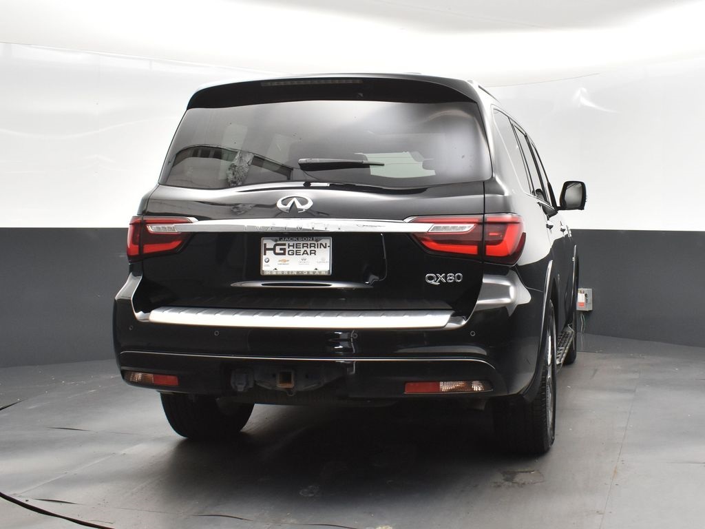2019 Black Obsidian INFINITI QX80 LUXE RWD SUV