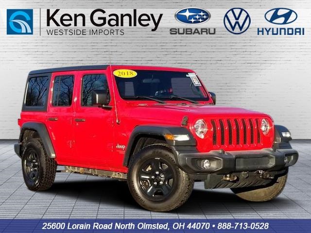 used 2018 Jeep Wrangler car, priced at $20,200