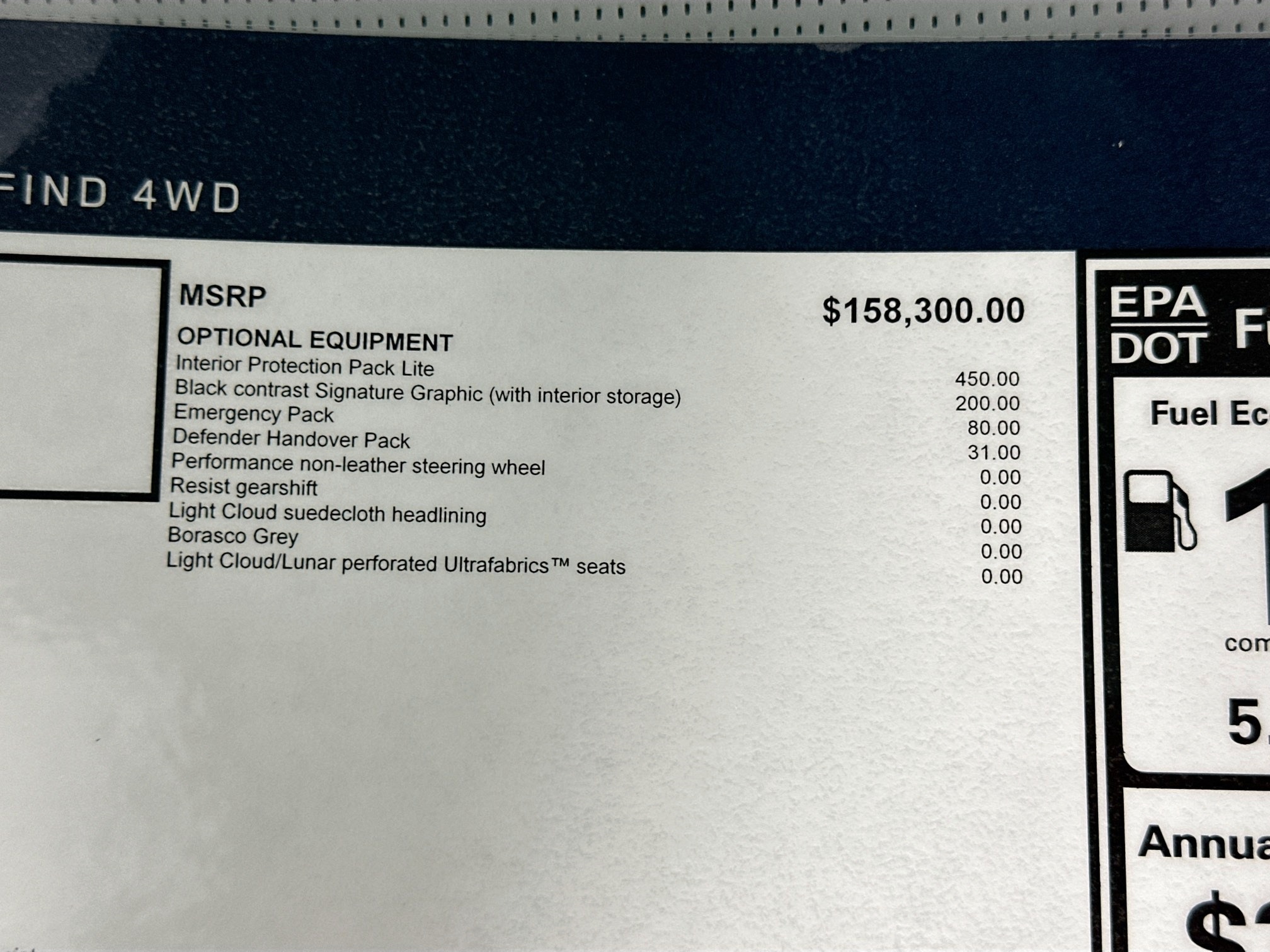 new 2026 Land Rover Defender 110 car, priced at $160,911