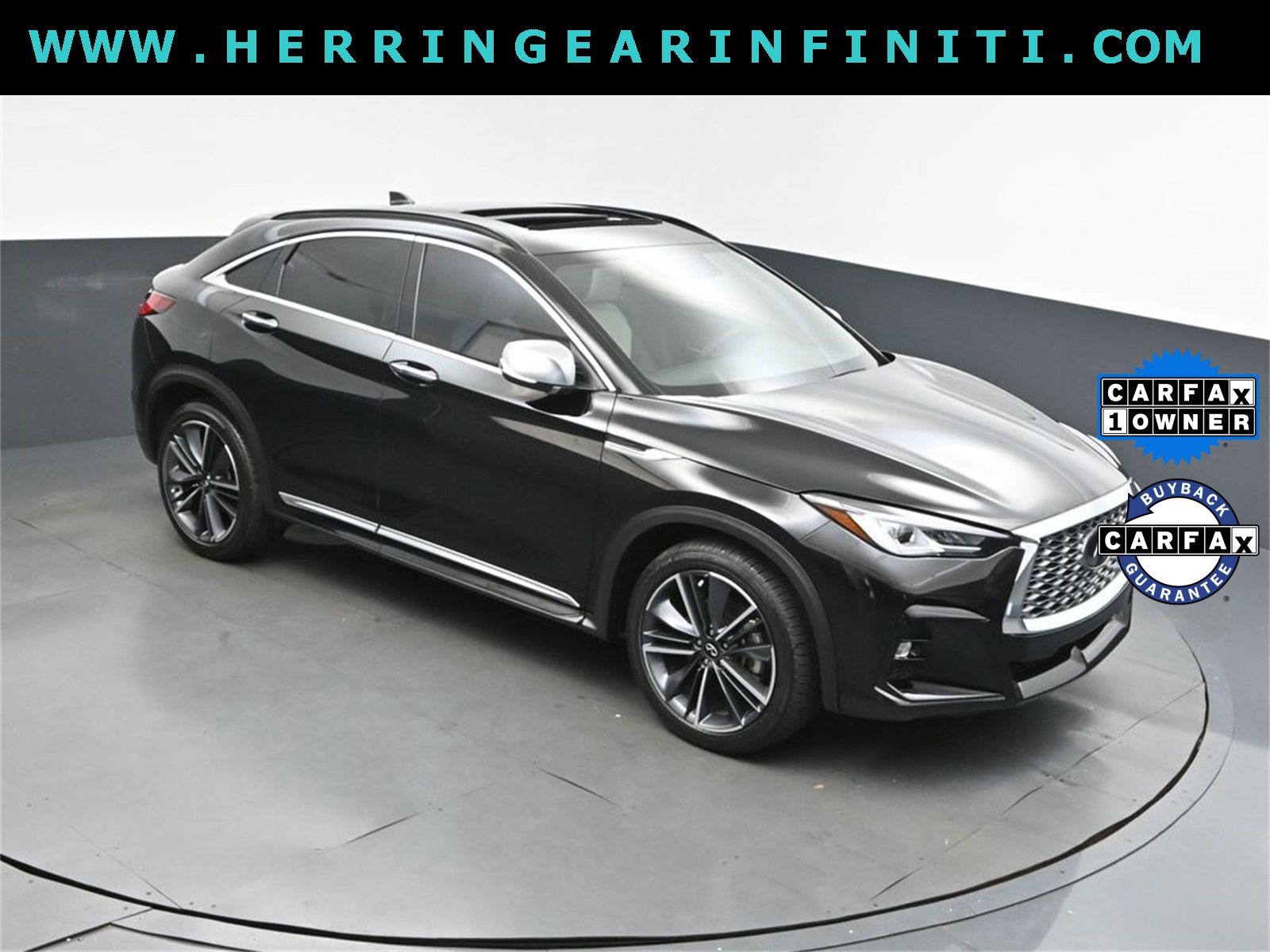 2025 Black Obsidian INFINITI QX55 LUXE SUV