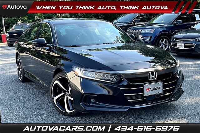 2022 Black Honda Accord Sedan Sport Sedan