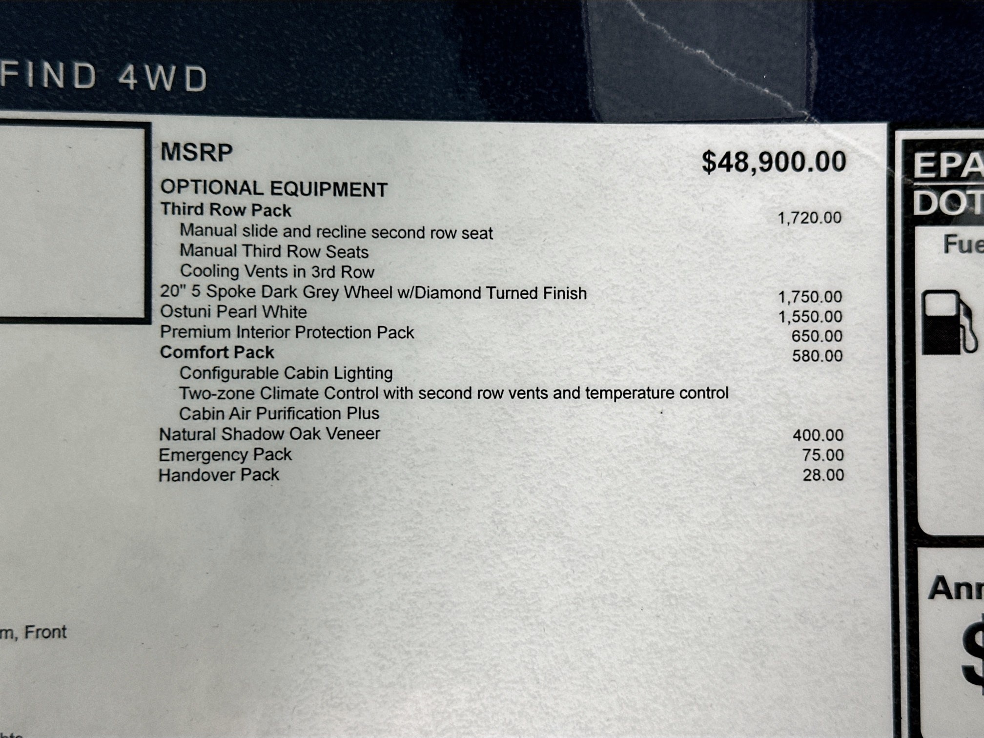 used 2025 Land Rover Discovery Sport car, priced at $45,999