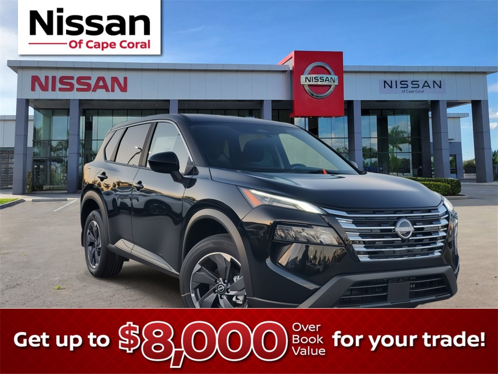 2025 Super Black Nissan Rogue SV FWD SUV