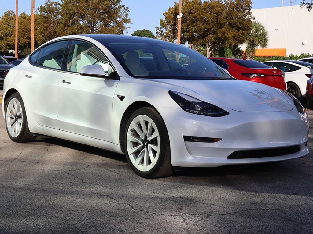Used 2023 Tesla Model 3 Base with VIN 5YJ3E1EA0PF383598 for sale in Cleveland, OH