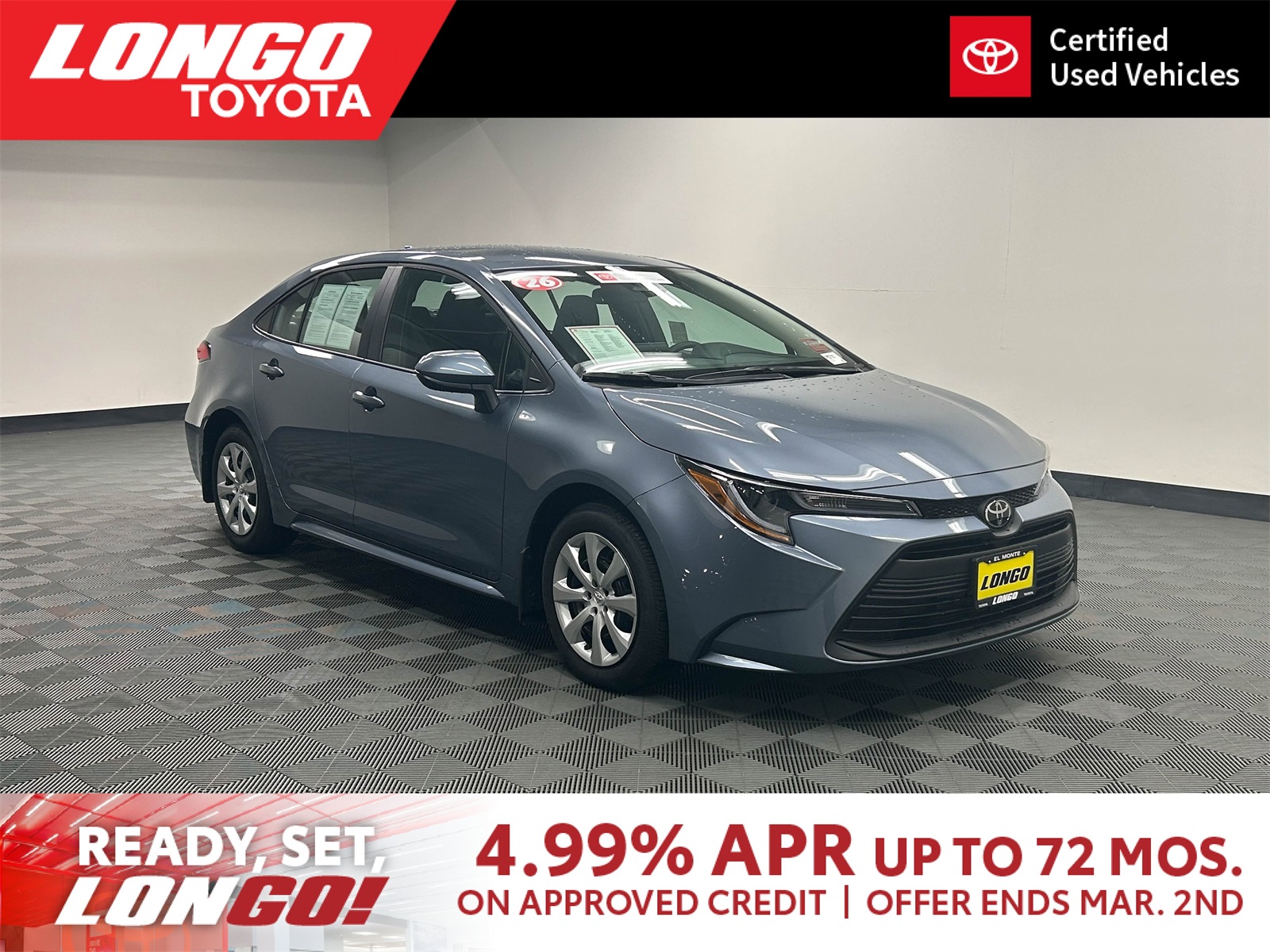 used 2026 Toyota Corolla car, priced at $23,035