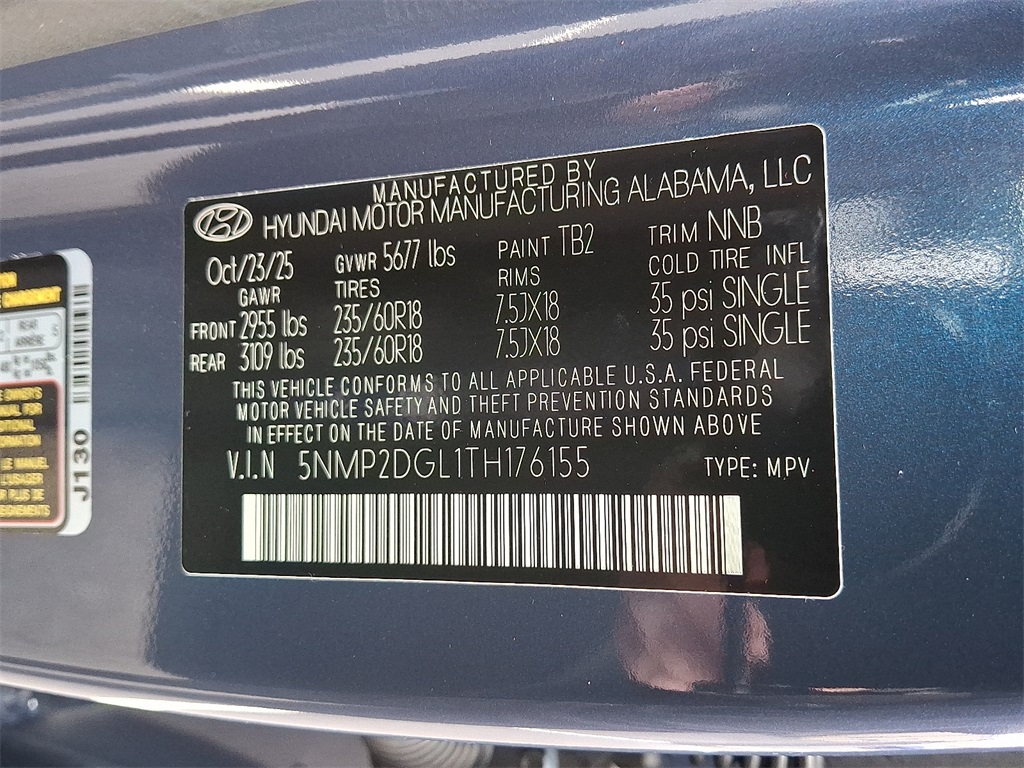 new 2026 Hyundai Santa Fe car, priced at $40,227