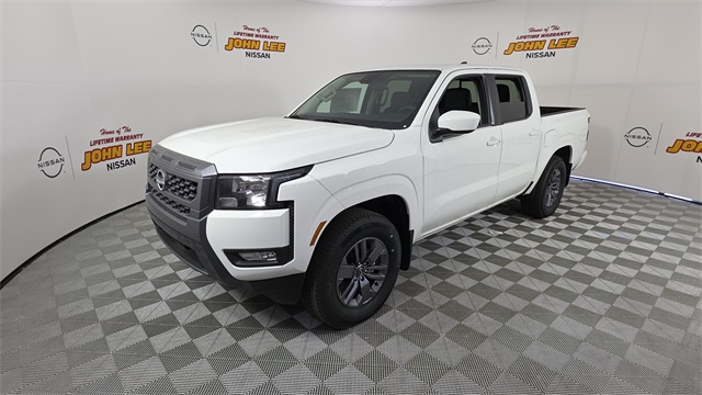 2025 Glacier White Nissan Frontier SV Truck