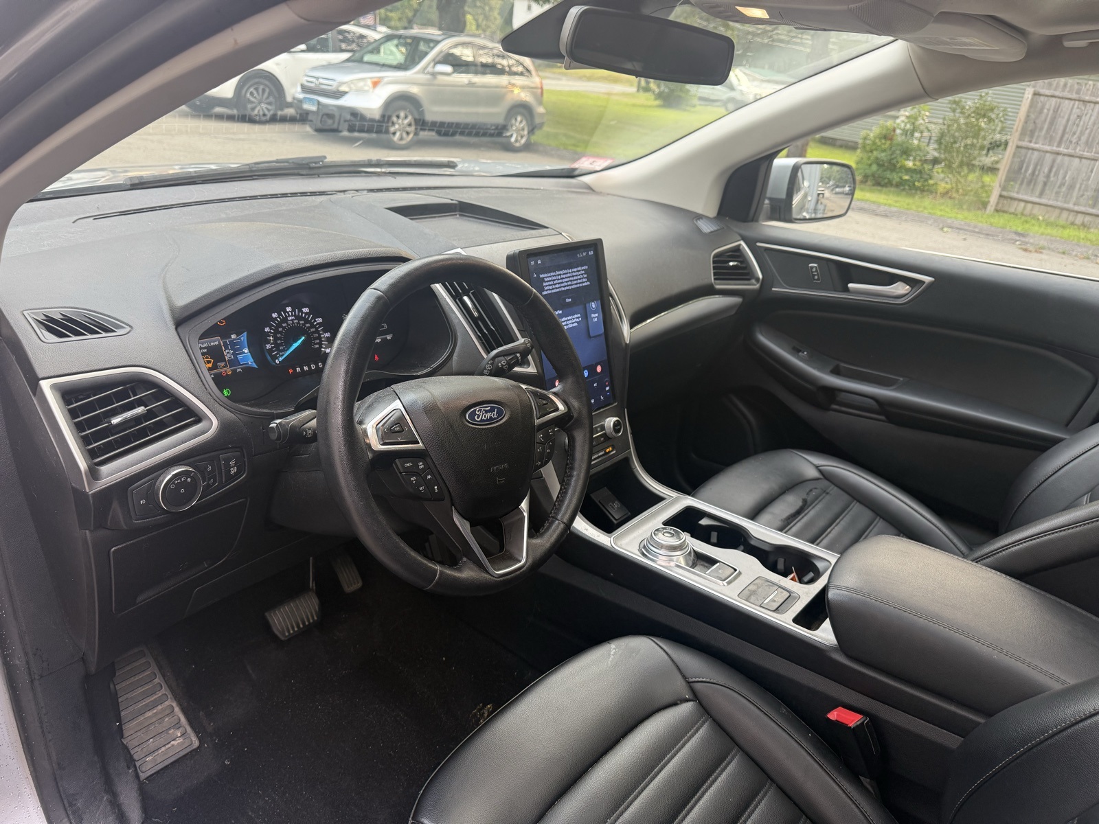 2022 Iconic Silver Metallic Ford Edge SEL AWD SUV