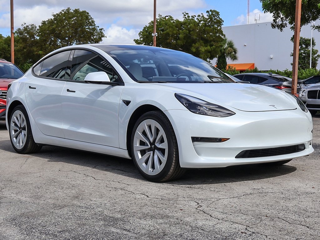 Used 2022 Tesla Model 3 Base with VIN 5YJ3E1EA3NF311002 for sale in Cleveland, OH