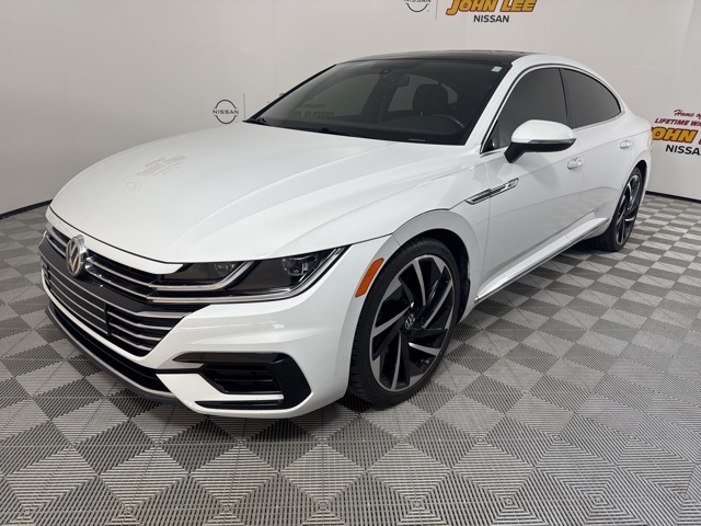 2019 Pure White Volkswagen Arteon 2.0T SEL R-Line Sedan