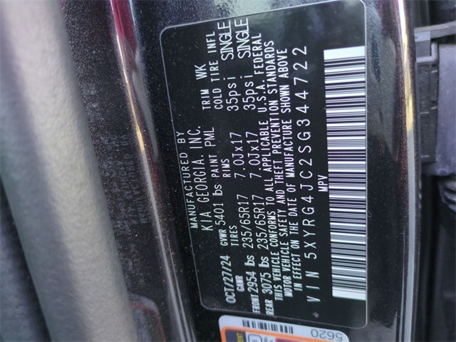 used 2025 Kia Sorento car, priced at $27,490