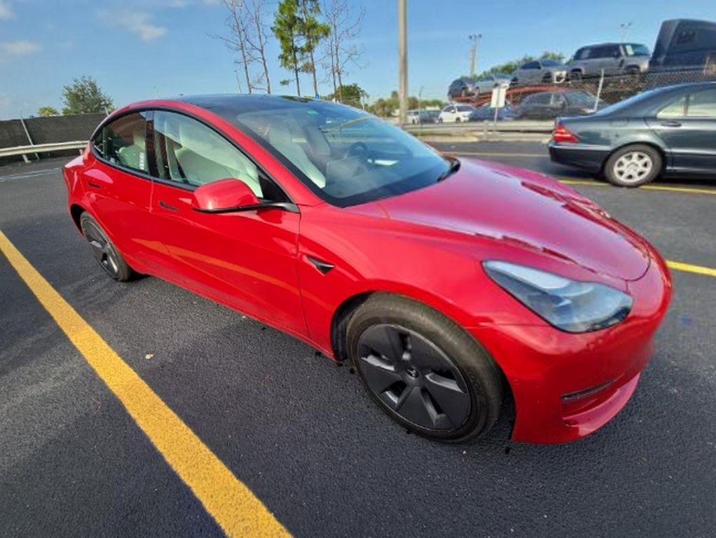 Used 2022 Tesla Model 3 Base with VIN 5YJ3E1EA3NF324431 for sale in Cleveland, OH