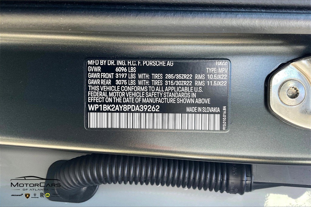 2023 Chalk Porsche Cayenne Turbo GT AWD SUV