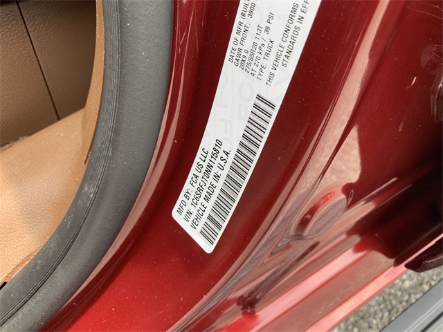 2022 Delmonico Red Pearlcoat Ram 1500 Laramie 4X4 Truck