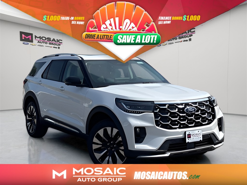 New 2025 Ford Explorer Platinum SUVs