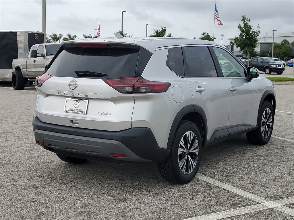 2023 Brilliant Silver Metallic Nissan Rogue SV AWD SUV