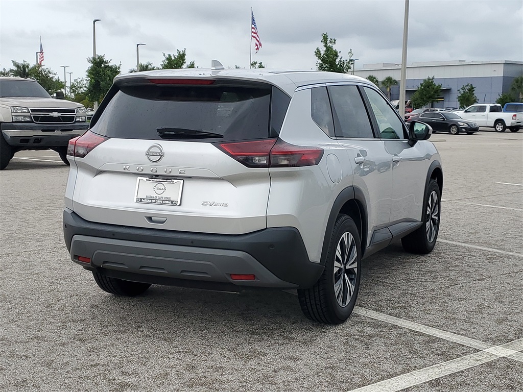 2023 Brilliant Silver Metallic Nissan Rogue SV AWD SUV