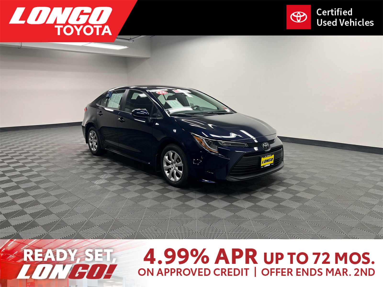 used 2026 Toyota Corolla car, priced at $23,535