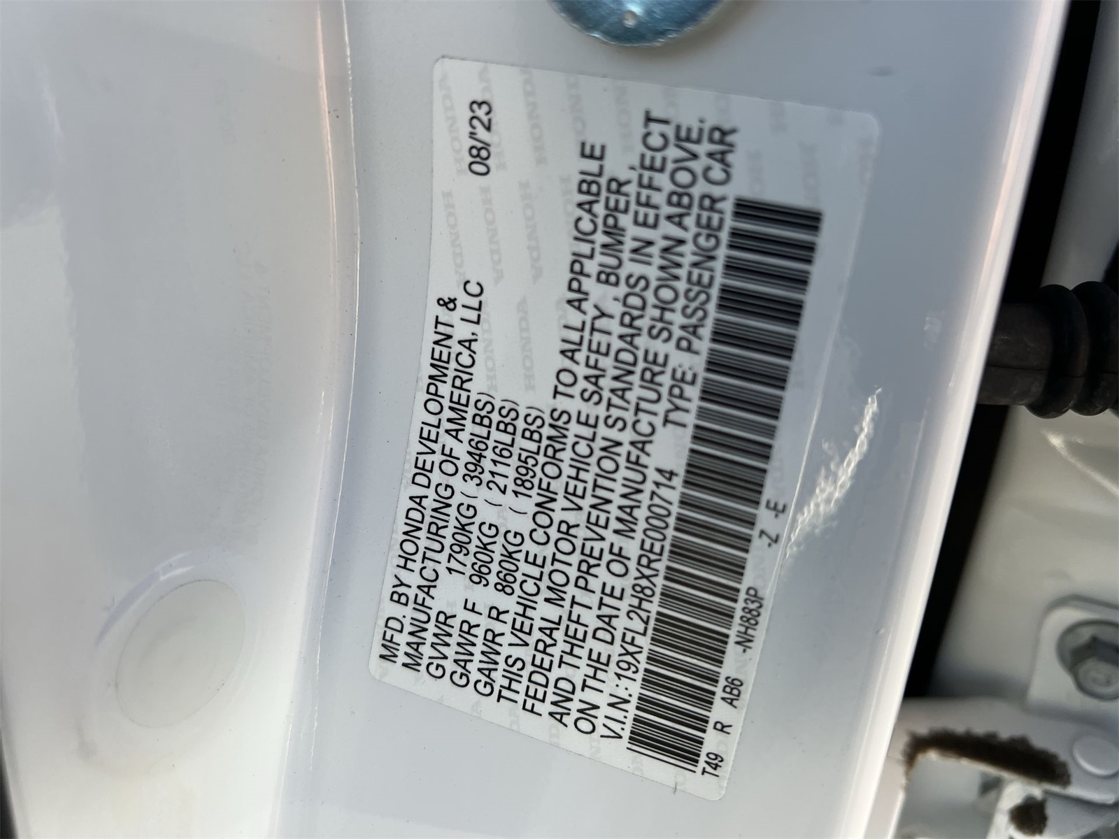 used 2024 Honda Civic car, priced at $23,992