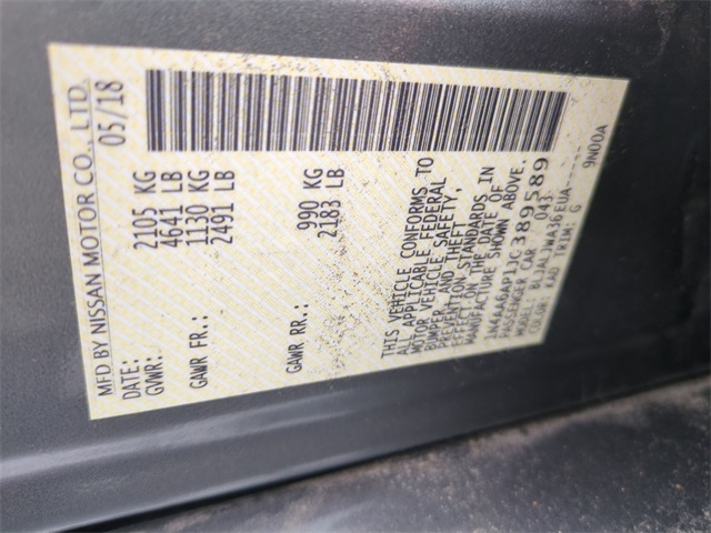 used 2018 Nissan Maxima car, priced at $16,911