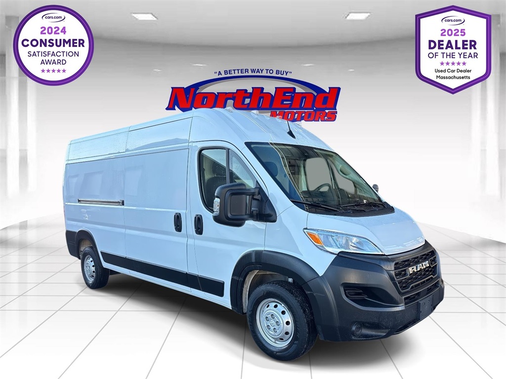 2023 Bright White Clearcoat Ram ProMaster Cargo Van High Roof FWD Van