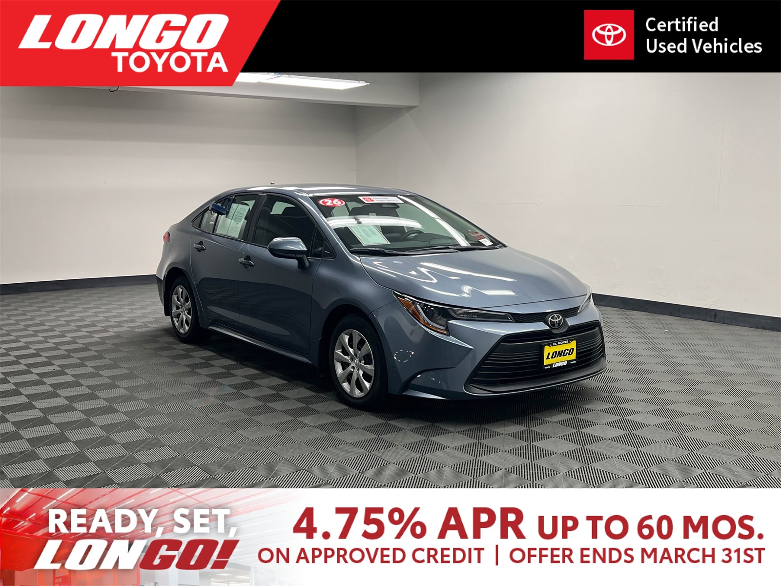 used 2026 Toyota Corolla car, priced at $23,635