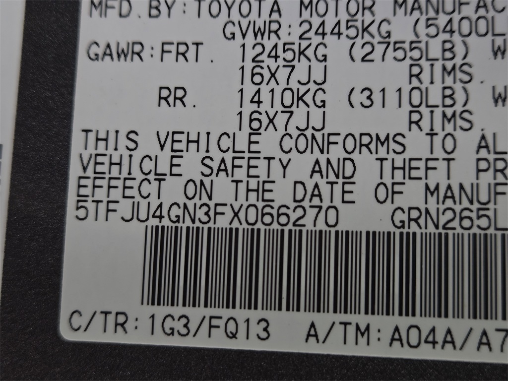 Used 2015 Toyota Tacoma Truck