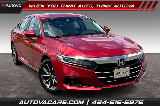2021 Red Honda Accord Sedan EX-L Sedan