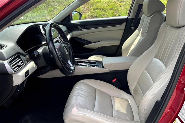 2021 Red Honda Accord Sedan EX-L FWD Sedan