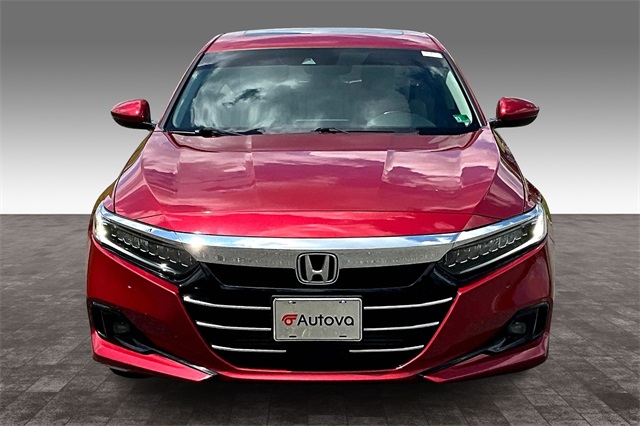 2021 Red Honda Accord Sedan EX-L FWD Sedan