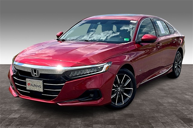 2021 Red Honda Accord Sedan EX-L FWD Sedan