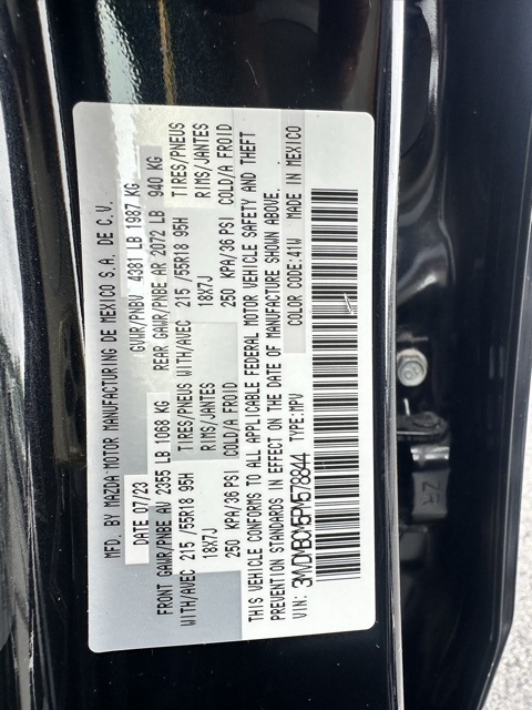 2023 Jet Black Mica Mazda CX-30 2.5 S Preferred Package AWD SUV
