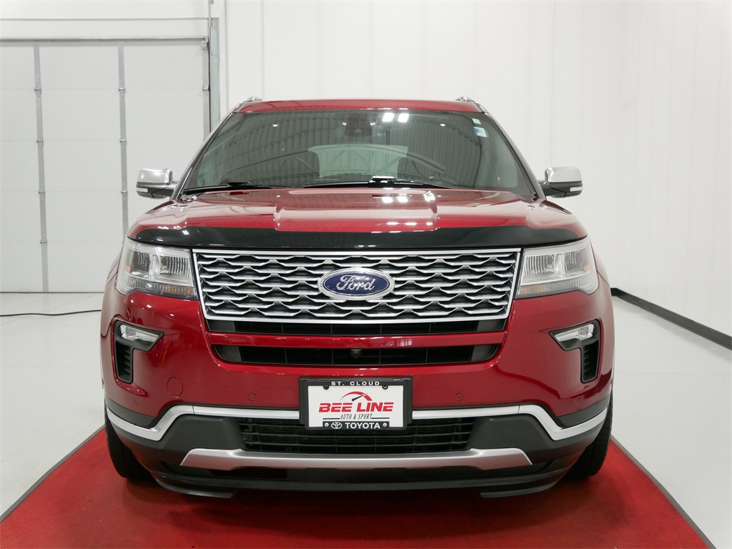 Used 2018 Ford Explorer Platinum with VIN 1FM5K8HT1JGC54964 for sale in Waite Park, Minnesota