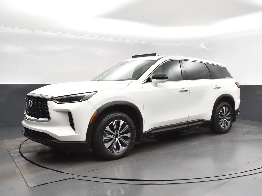 2024 Glacier White INFINITI QX60 PURE FWD SUV