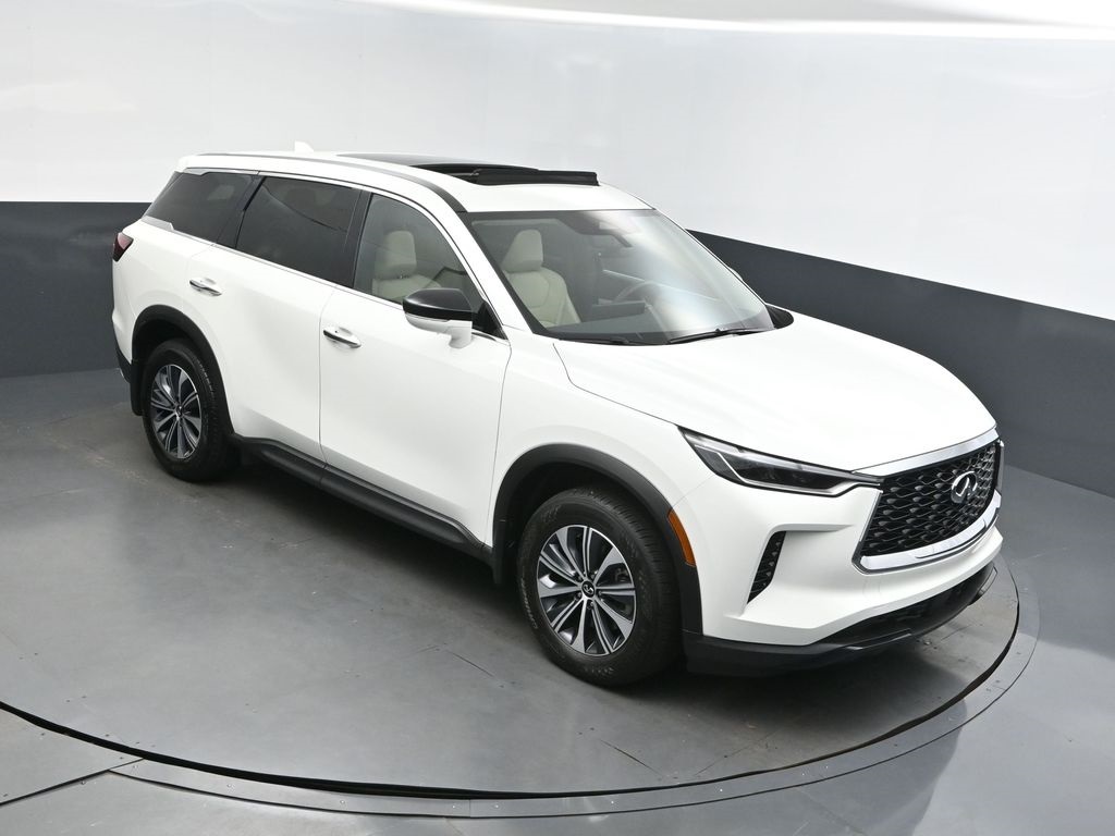 2024 Glacier White INFINITI QX60 PURE FWD SUV