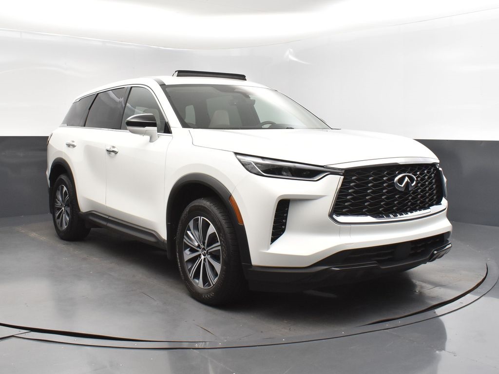2024 Glacier White INFINITI QX60 PURE FWD SUV